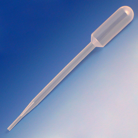 Globe Scientific Transfer Pipet, 8.0mL, General Purpose, Large Bulb, 157mm, 400/Dispenser Box Image